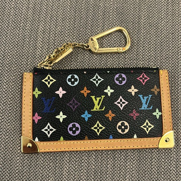 Louis Vuitton Takahashi Murakami key cles black multicolor RARE - Picture 13 of 16